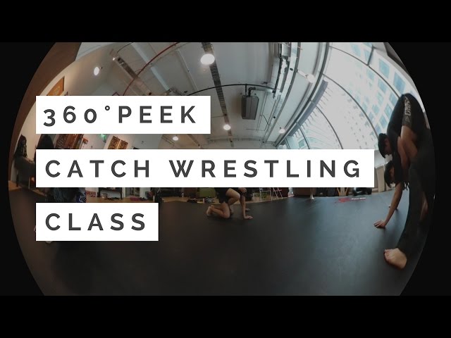 360° Peek Inside Catch Wrestling Class: Double Wrist Lock Takedown Practice