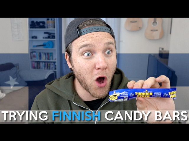 TRYING FINNISH CANDY BARS