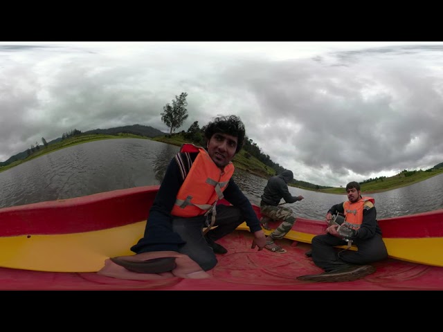 Lake Mannavanur - Blue Skies, Orange Soul