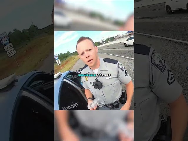 Biker Gives Gift Card To Police Officer