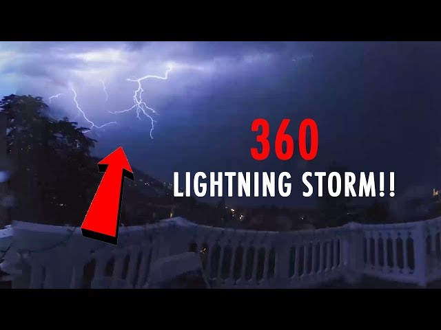 Lightning Storm in 360°!!