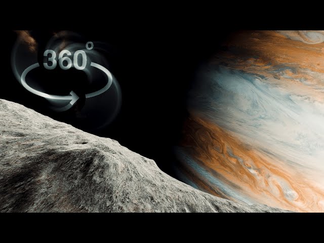 Timelapse on Jupiters Moon (360° VR Video)