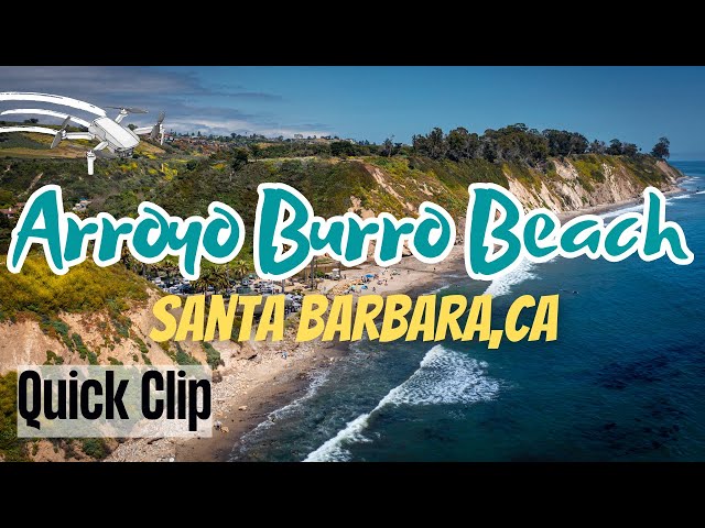 Arroyo Burro Beach | Santa Barbara, California | Quick Drone Shot