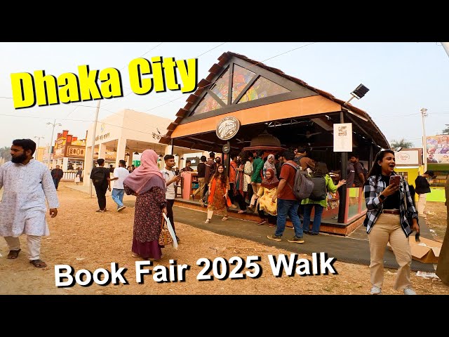 Book Fair Walking Tour | Dhaka City | 4th Day Walk Show 2025