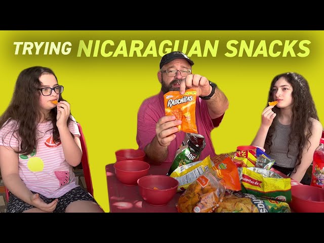 Trying Nicaraguan Snacks with My Kids! 🇳🇮