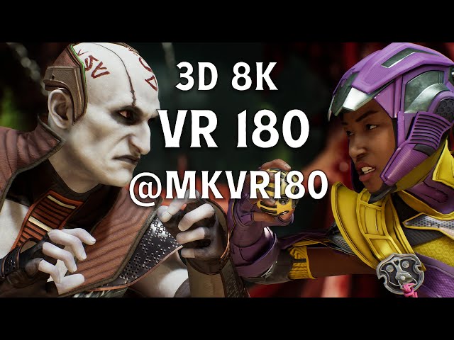 Mortal Kombat VR: Quan Chi vs Cyrax (VR180 8K 3D Battle) | Epic Virtual Fight Scene (MQVR-19A)