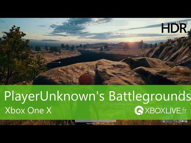 PlayerUnknown's Battlegrounds - Séquence 2 HDR sur Xbox One X