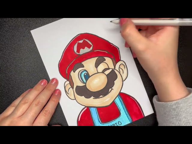 Drawing Super Mario