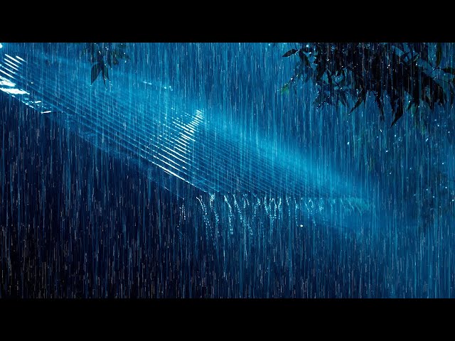 Sleep Instantly with Heavy Rain Sounds & Thunderstorms | FORGET Insomnia and Fall Asleep Faster