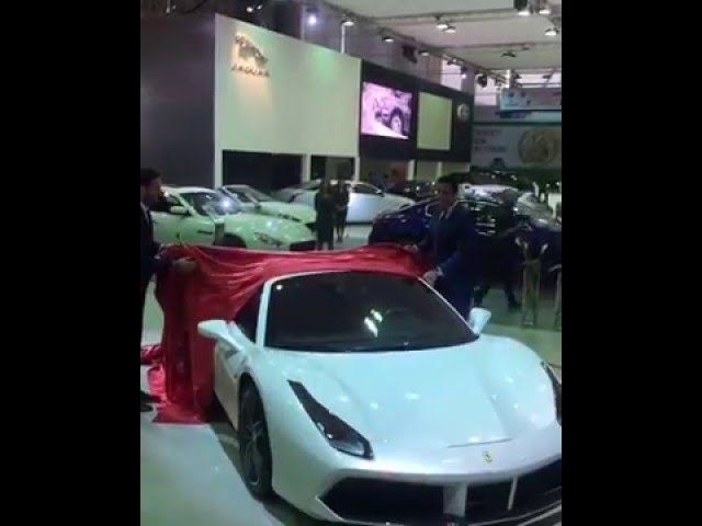 Qatar Motor Show | Ferrari 488 Spider