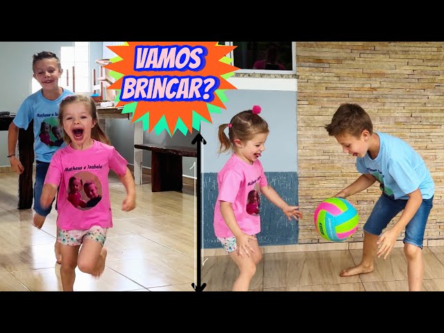 Vamos brincar e se divertir com Matheus e a Isabela