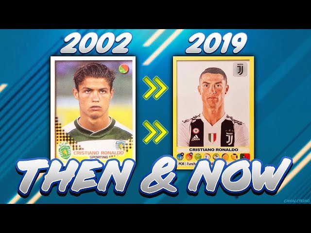 Cristiano Ronaldo - ALL FOOTBALL STICKERS 2002-2019