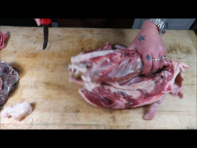 How To Debone, Stuff, And Roll A Whole Goose.. Goose Ballotine.#SRP