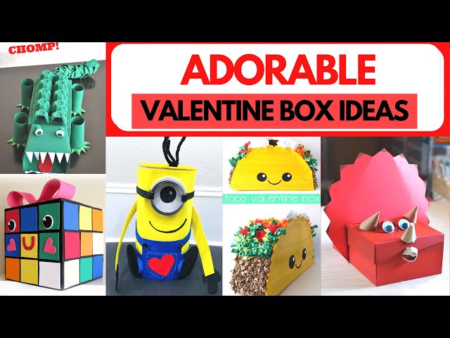 VALENTINE Box Ideas For Kids #valentine #valentinebox