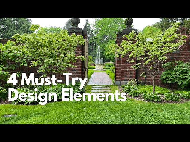 4 Must-Try Garden Design Elements to Create a Unique Garden