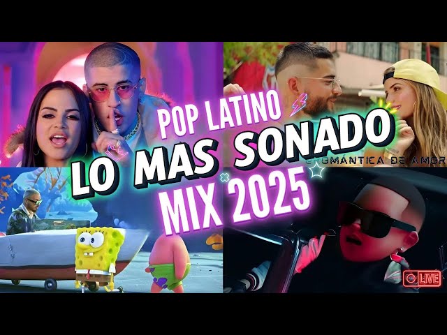 Fiesta Latina Mix 2025 - Maluma, Shakira, Daddy Yankee, Wisin, Nicky Jam - Pop Latino Reggaeton #1