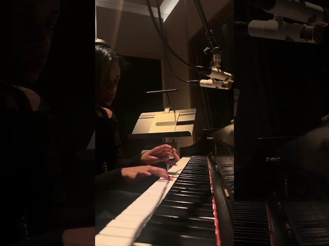 Recorded live piano for the new song 🎶