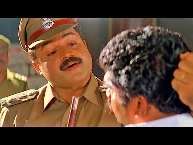 "തന്റെ തൊപ്പി ഞാൻ തെറുപ്പിക്കും" | Suresh Gopi Movie Scene | Janathipathyam | Malayalam Movie Scene