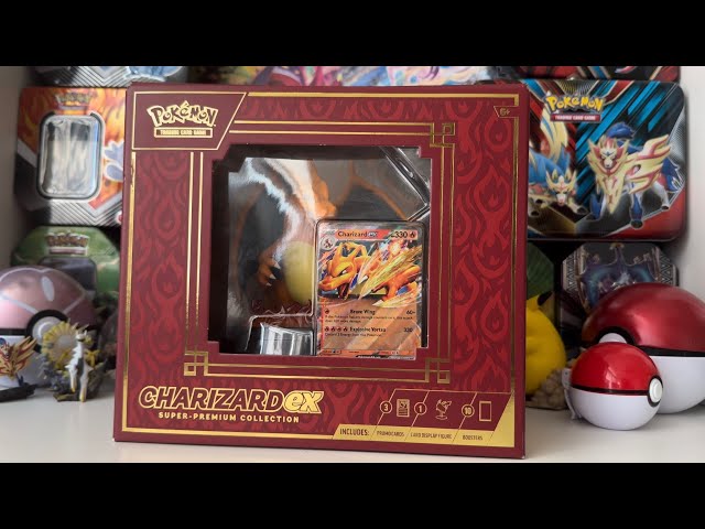 Pokemon Charizard EX Super Premium Collection Box Opening