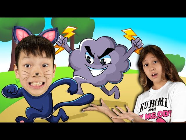 Cat and Cloud with Max | Kids Songs And Nursery Rhymes | Dominoki