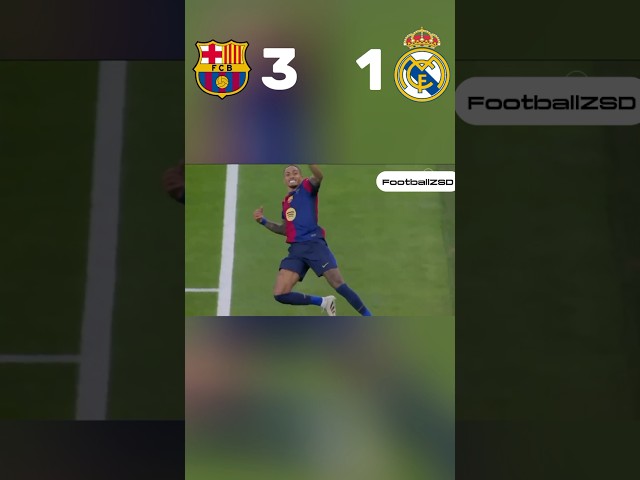 Barcelona vs Real Madrid 🔥🔥🔥. Spanish Super Cup final 2025.#shorts #youtubeshorts #short#football