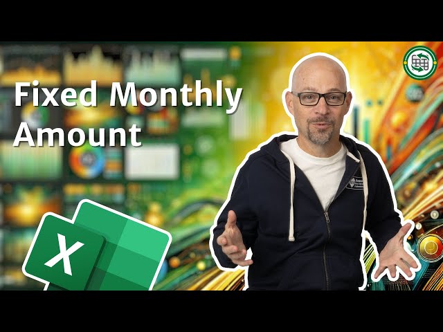 Microsoft Excel Fixed Monthly Value Between Dates