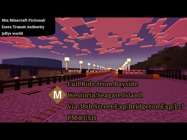 Mta Minecraft Fictional {M} Full Ride To Seagate Island ETA @JellyMations World