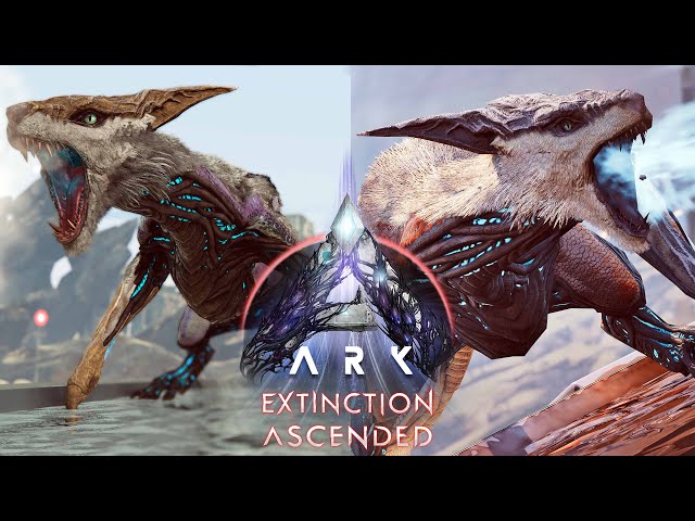 Extinction Creature Comparison | ARK: Survival Evolved VS ARK: Survival Ascended