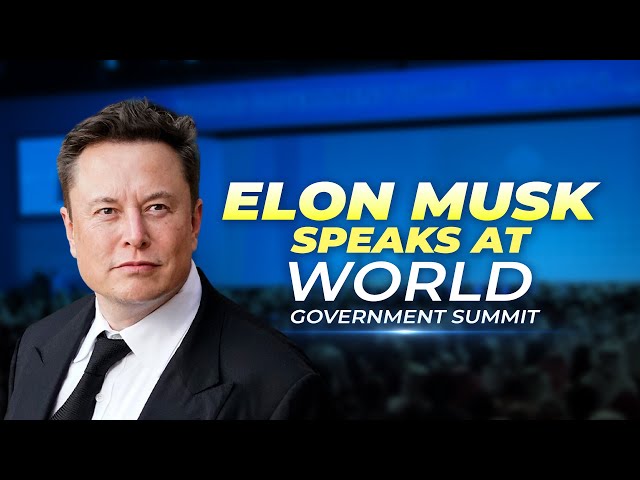 Tesla CEO Elon Musk speaks at Dubai's World Government Summit| Boring cities, AI, and DODGE