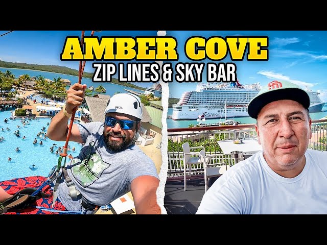 Exploring CARNIVAL's Amber Cove | Pool and Zip Line Day