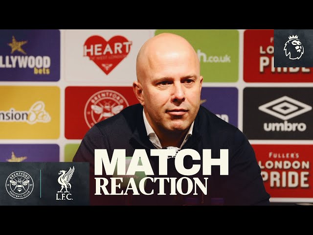 Arne Slot Reacts To Late Nunez Winner | Brentford vs Liverpool | Premier League