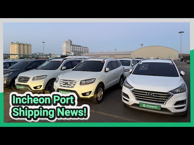 Shipping updates, December 2024 #korea #incheon #autowini #autowinikorea