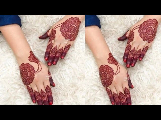 New Wedding Special Back Hand Mehndi Design| Simple Easy Mehndi Design| New Mehandi Ka Design/mehndi