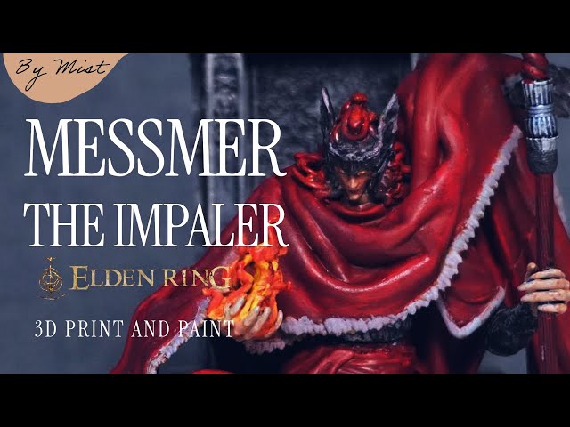 3D Printed Messmer The Impaler  | 3Dプリンター  | Brush Only 筆塗り| Elden ring