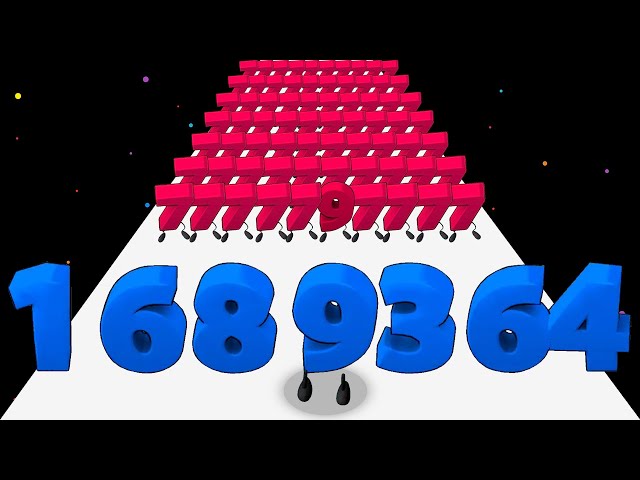 NUMBER HIDE AND SEEK - Numbers Run 3D Infinity Math Games