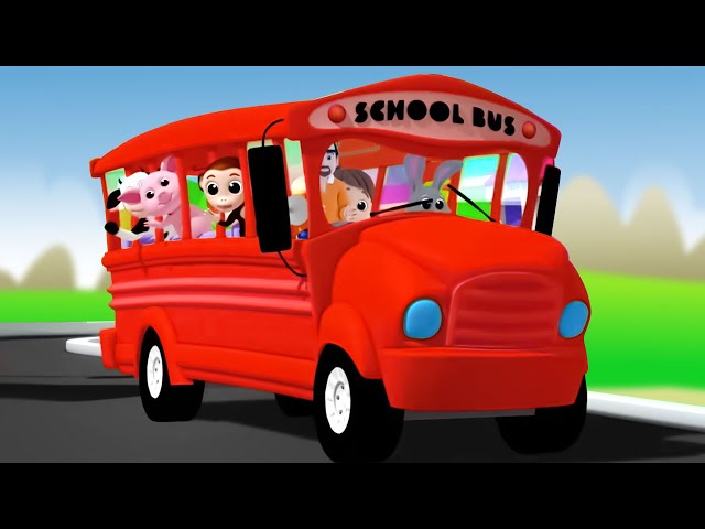 Wheels On The Bus, Vehicle Song and Nursery Rhymes for Kids