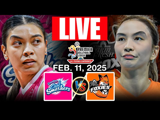 CREAMLINE VS. FARM FRESH 🔴LIVE NOW - FEBRUARY 11, 2025 | PVL ALL FILIPINO CONFERENCE 2025 #pvllive