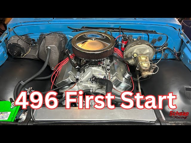 496 Big Block Chevy First Start!!