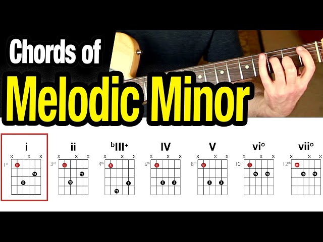 Chords of the Melodic Minor Scale