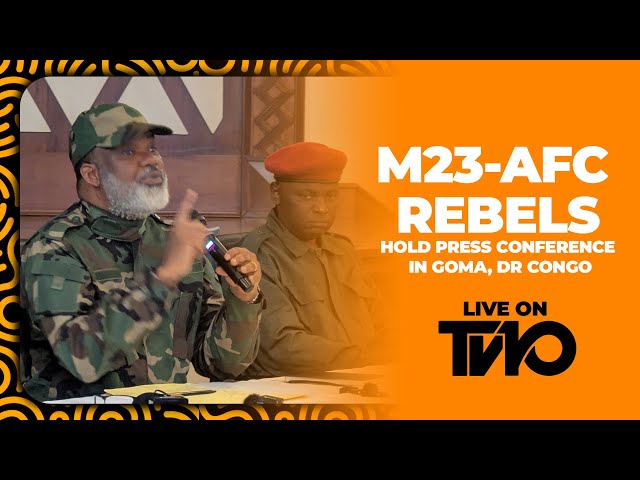 LIVE: M23-AFC Rebels  Press Conference in Goma, DR Congo | IKIGANIRO N'ABANYAMAKURU