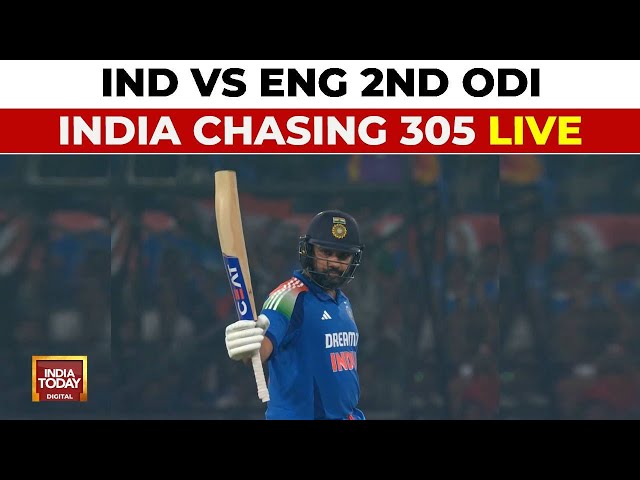 IND Vs ENG 2nd ODI LIVE Match Stream: India Chasing 305 Runs Vs England In 2nd ODI | LIVE Cricket