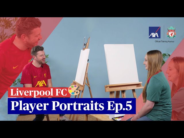 Liverpool FC Player Portraits Ep.5 | LFC Fan Courtney Neary & Paul Machin Painting Challenge |AXA UK