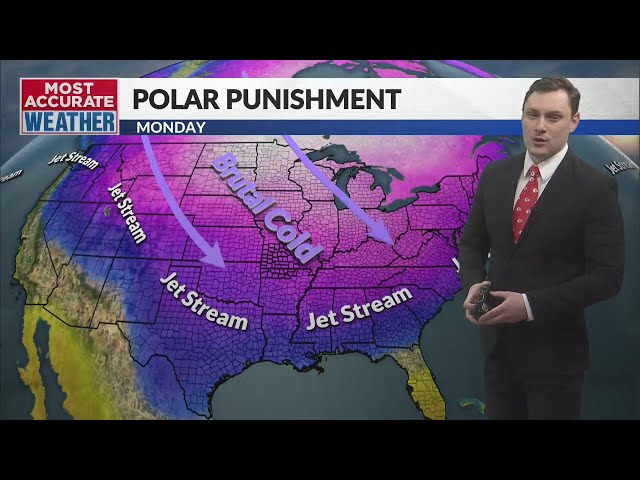 Polar Vortex bringing the coldest temperatures of the year