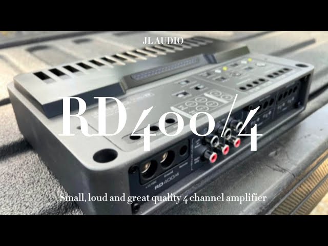 JL audio RD400/4 4 channel amplifier. Is it a good SQ budget friendly amplifier?