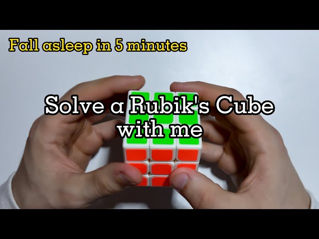 ASMR | The Rubik's Cube Tutorial that will Put You to Sleep