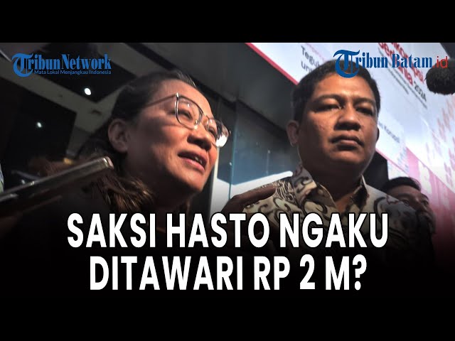 🔵[LIVE] MAKIN PANAS❗ Saksi Hasto Ngaku Ditawari Rp 2 M Sebelum Diperiksa KPK❓