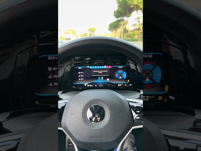 Golf 8 GTE launch control🚀| 245hp🚀 #automobile #sound #acceleration #bikelife #volskwagen #tsi