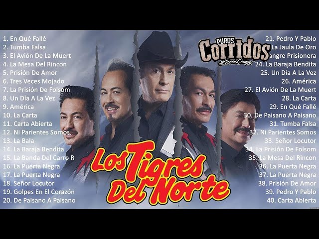 Los Tigres Del Norte Exitos Mix 2024 - En Qué Fallé