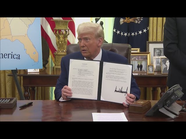 Trump signs a plan for reciprocal tariffs on US trading partners, ushering in economic uncertainty