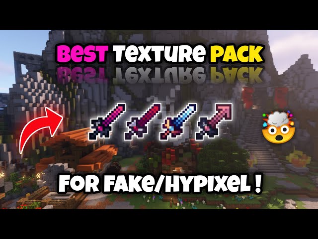 Best Texture Pack For Hypixel And Fakepixel Skyblock | Texture Pack | Max Treal